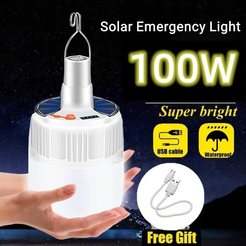 100W Portable Lanterns Camping Lamp