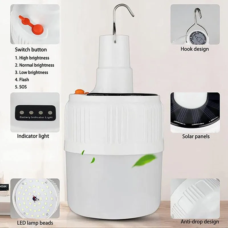 100W Portable Lanterns Camping Lamp