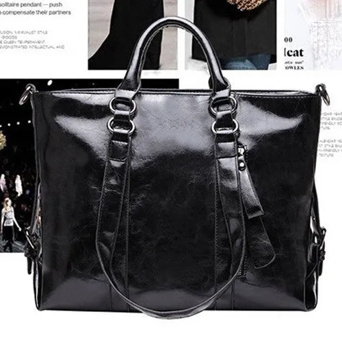 2015 New Fashion Genuine Leather bags Tote Women Leather Handbags Women Messenger Bags Shoulder Bags Hot Vintage bags popular