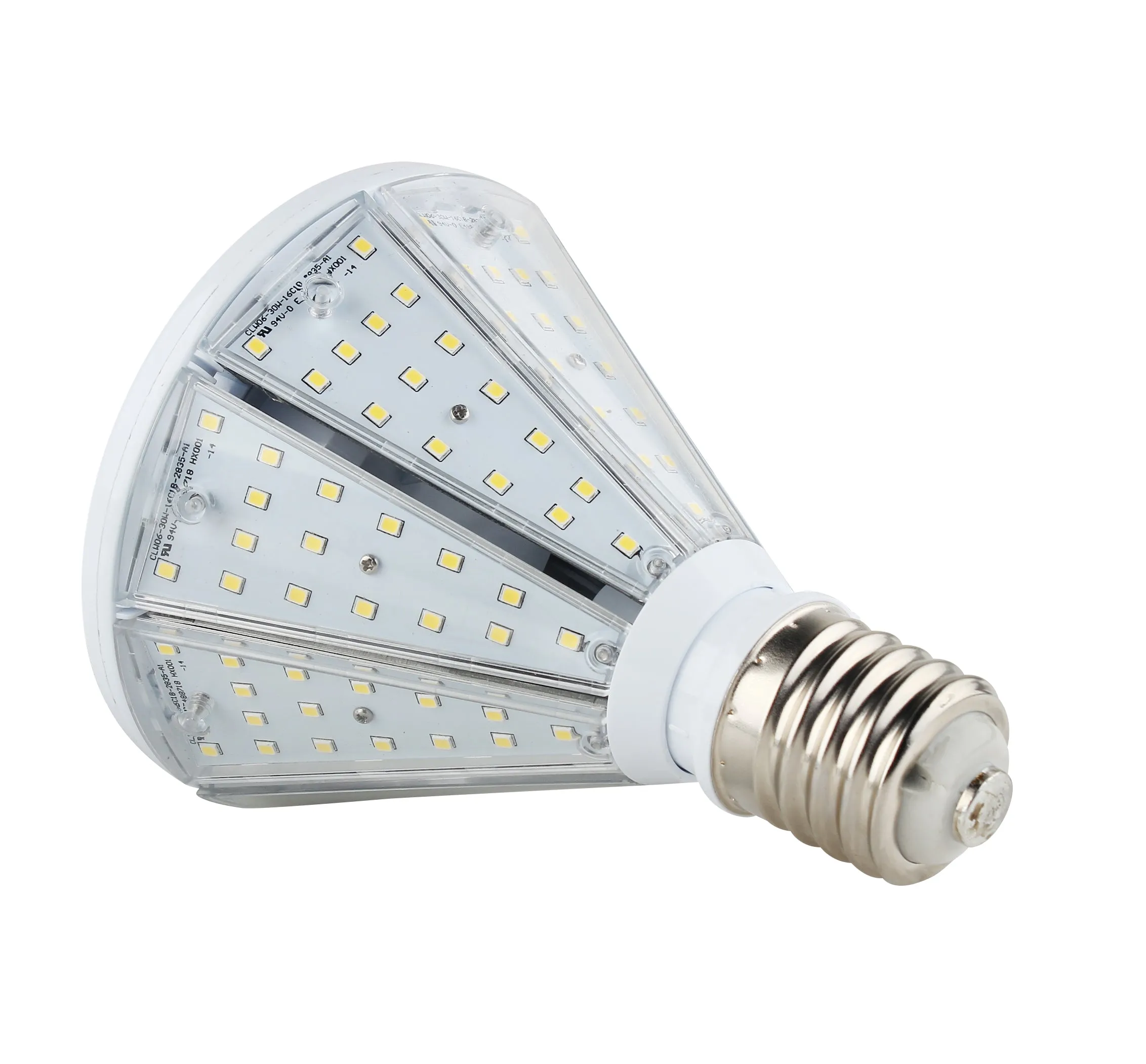 30W LED Corn Bulb Post Top - Bottom Socket - Mogul Base (E39) - (UL)