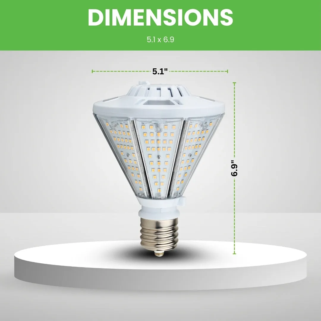 30W LED Corn Bulb Post Top - Bottom Socket - Mogul Base (E39) - (UL)