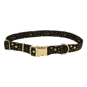 Accent Metallic Adjustable Dog Collar Stars XS