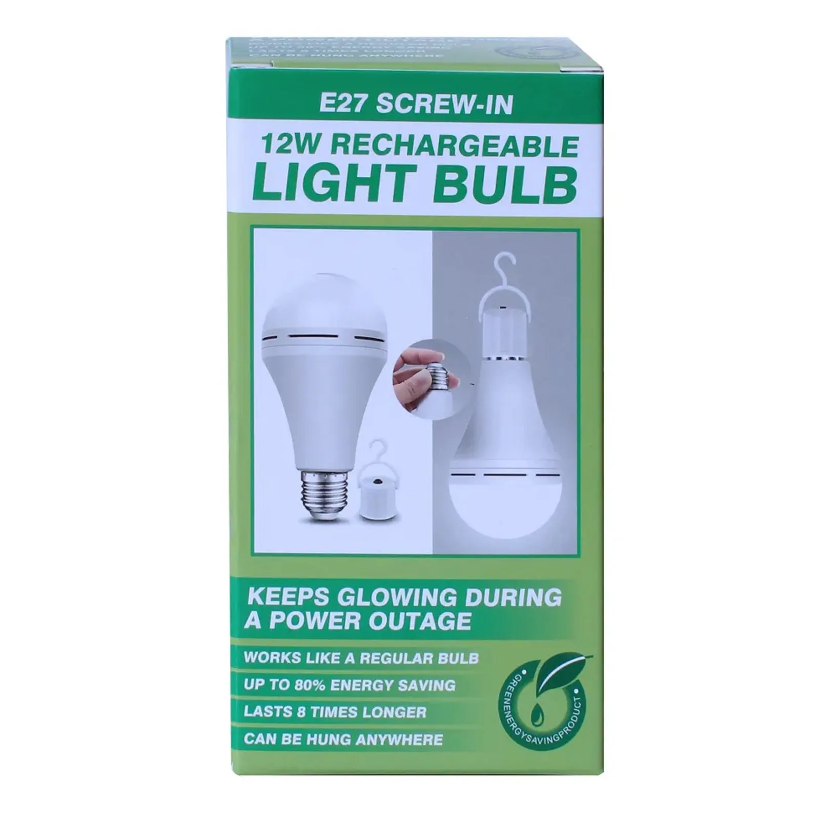 Avron 12w E27 Screw Rechargeable Light Bulb