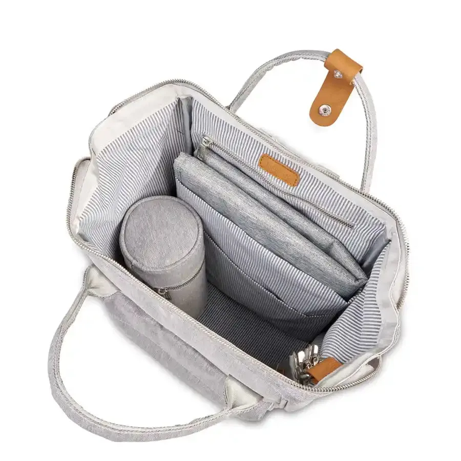 BabaBing - Mani Backpack Changing Bag (Grey Marl)