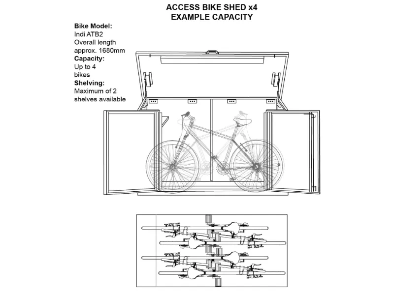 Bike Storage x4