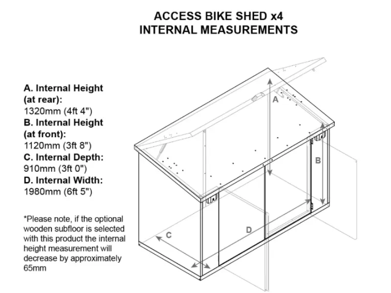 Bike Storage x4