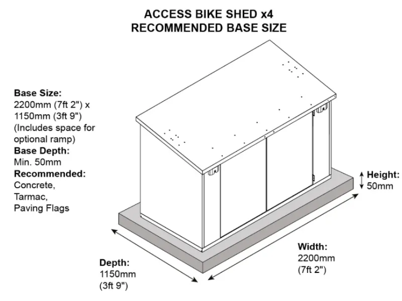 Bike Storage x4