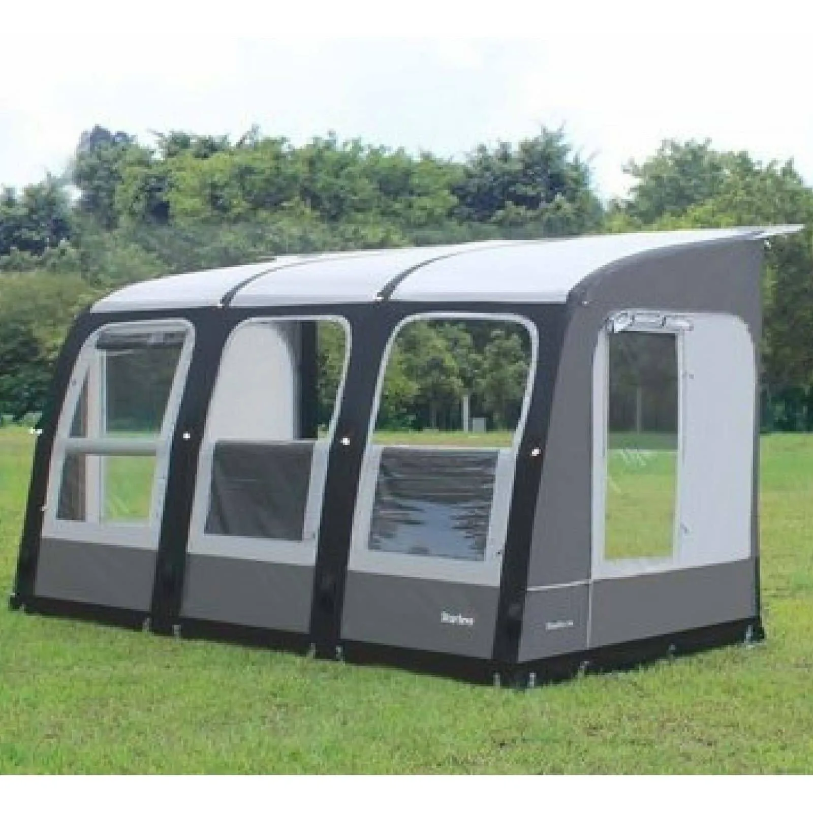 Camptech Starline 390 Blue Inflatable Air Porch Caravan Awning   Free Carpet (2022)