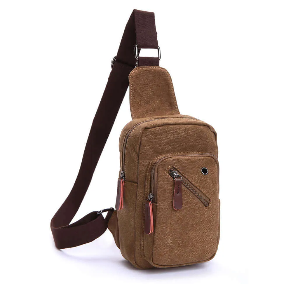 Canvas Sling Bag for Men & Women | Versatile Chest Bag