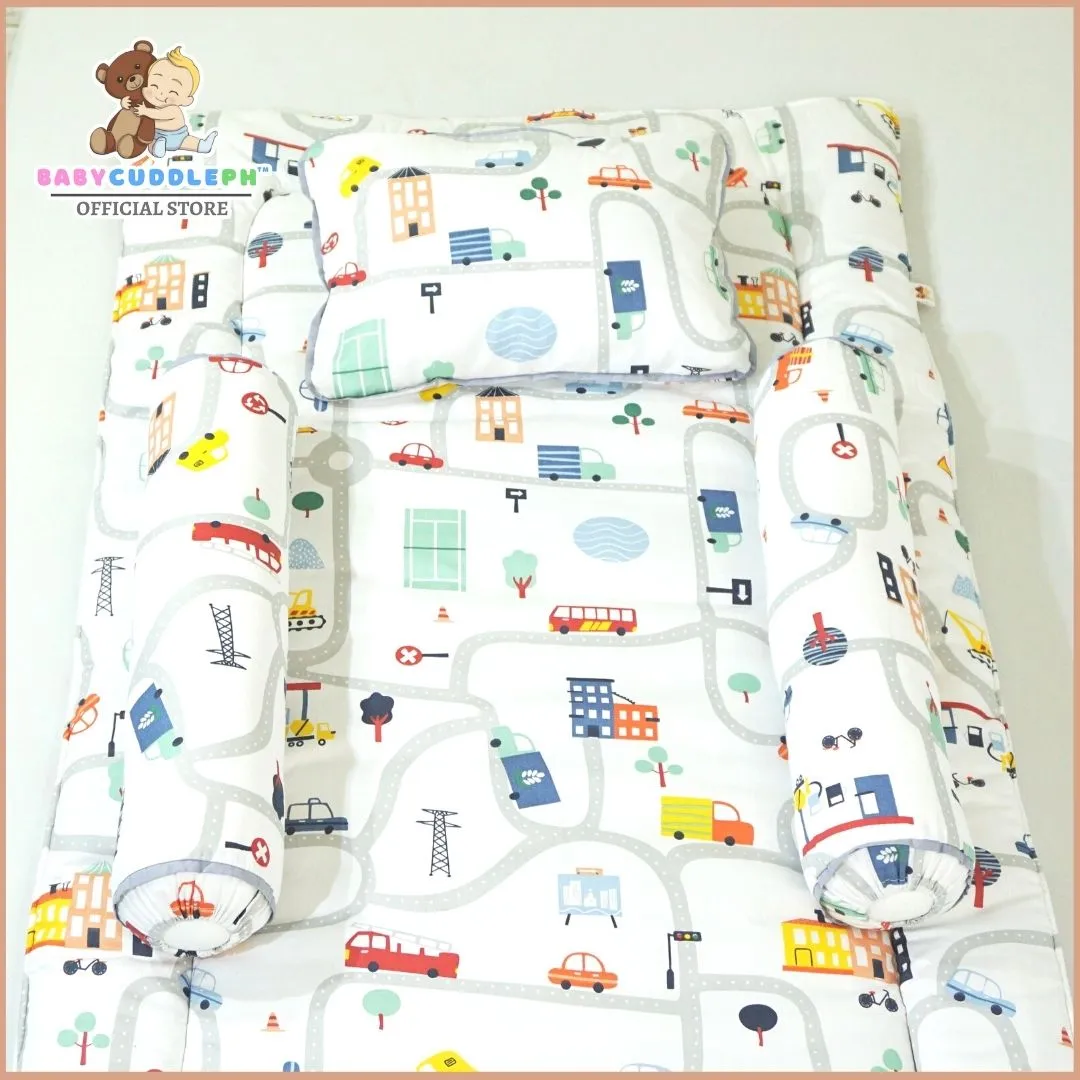 Cars on Map - Babycuddleph Comforter