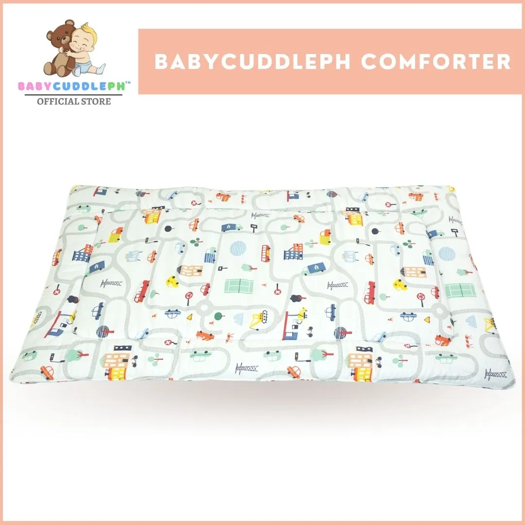 Cars on Map - Babycuddleph Comforter