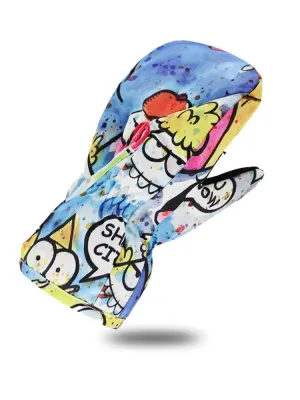 cartoon Kids Waterproof Winter Ski Gloves