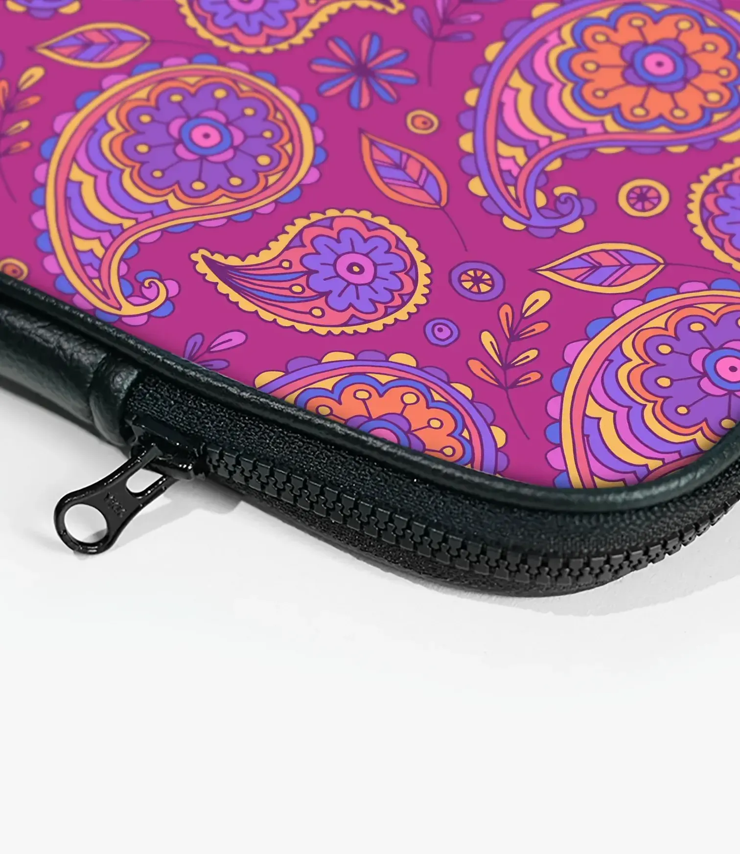 Colorful Paisley Pattern Laptop Sleeve