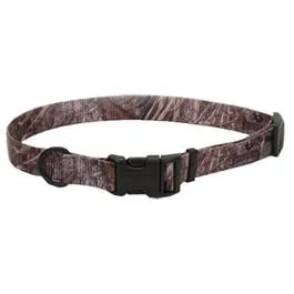 Dog Collar, Adjustable, Duck Camo, 3/4-In.