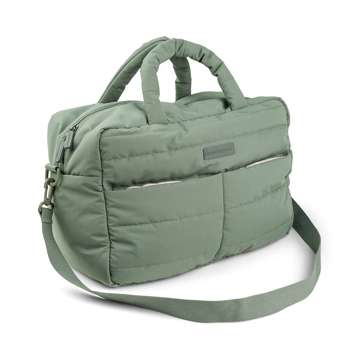 Done by Deer Quilted Changing Bag - Green