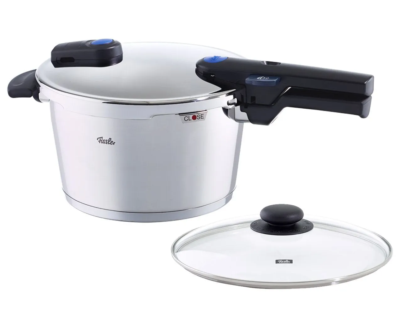 Fissler 4.8 quart Vitaquick Pressure Cooker with Glass Lid