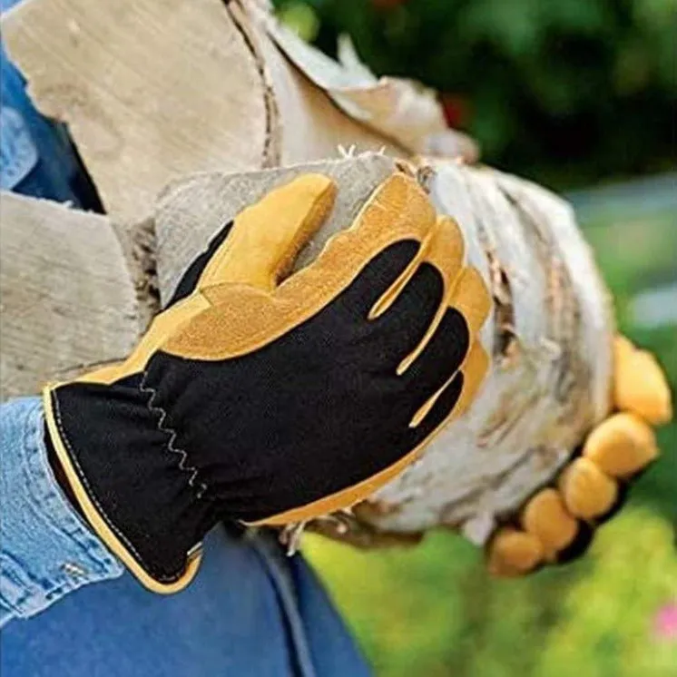 Gold Leaf  Winter Touch Gardening Gloves