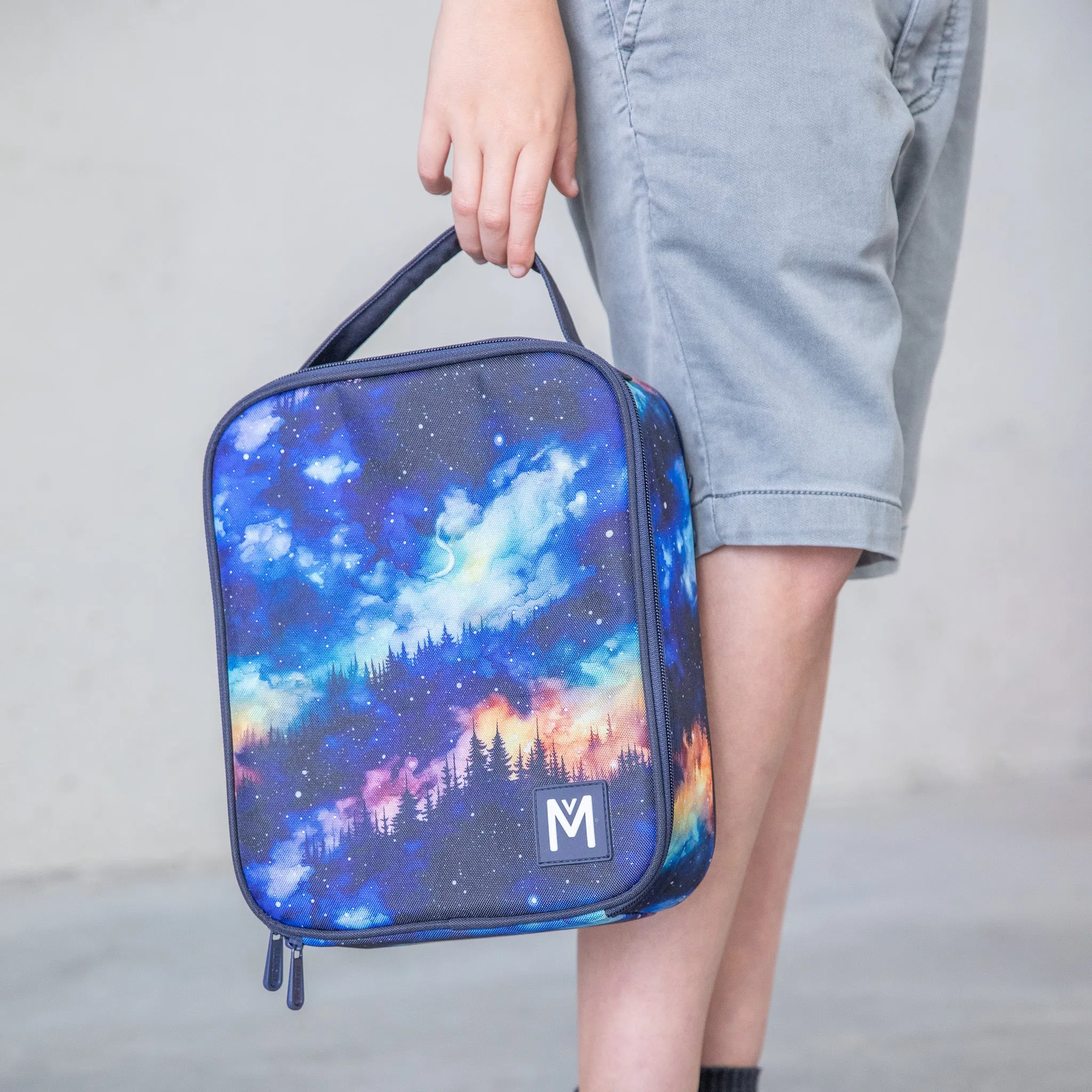 MontiiCo Large Insulated Lunch Bag - Galaxy