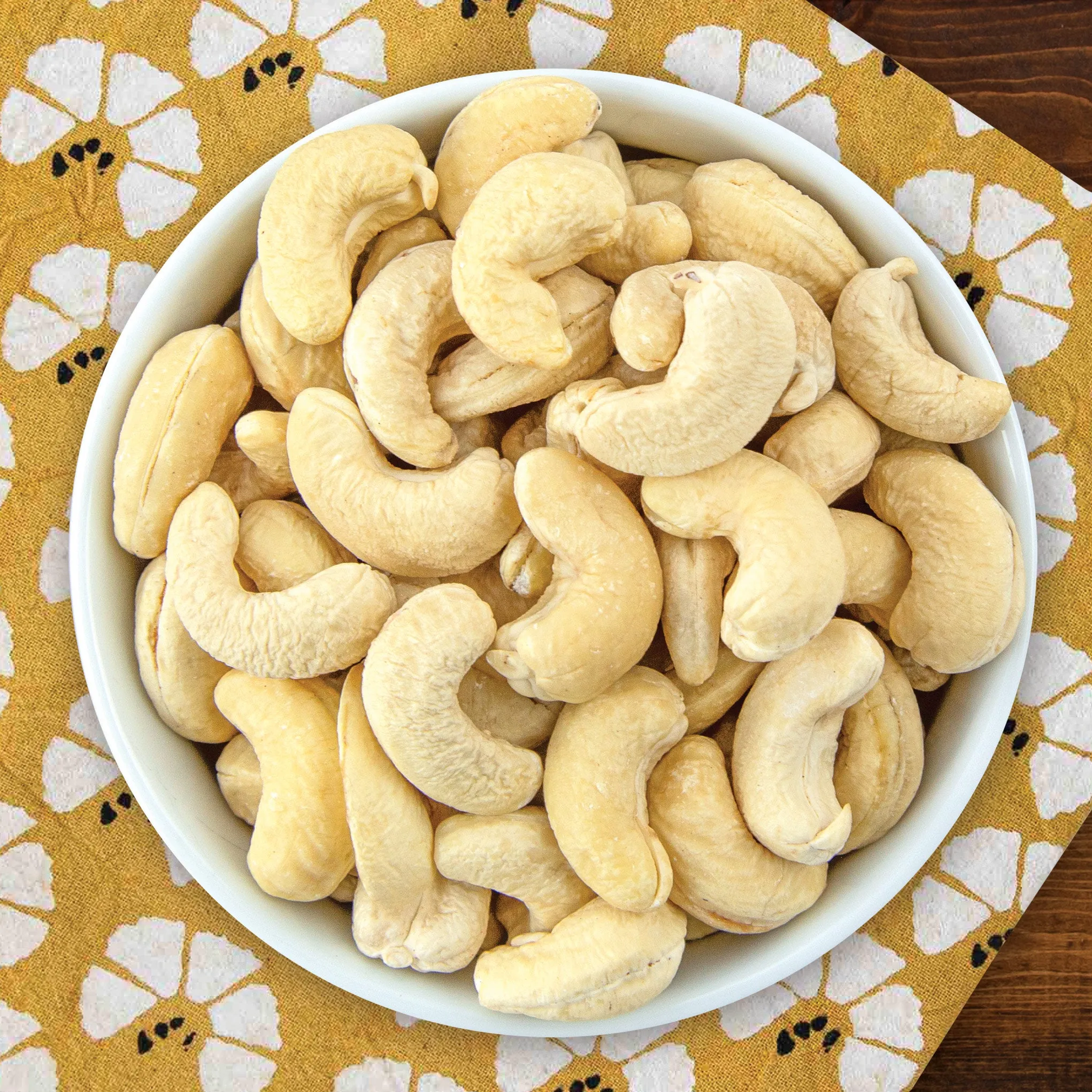 Organic Natural Cashews, 8oz bag