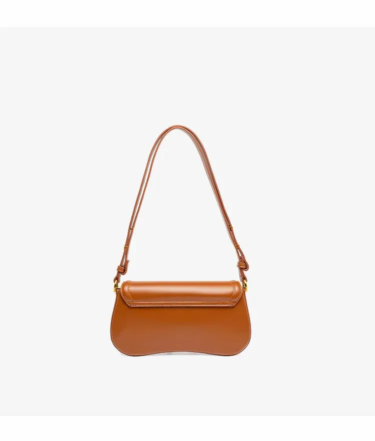 Pre Order:  Magnetic Snap Flap Leather Bag