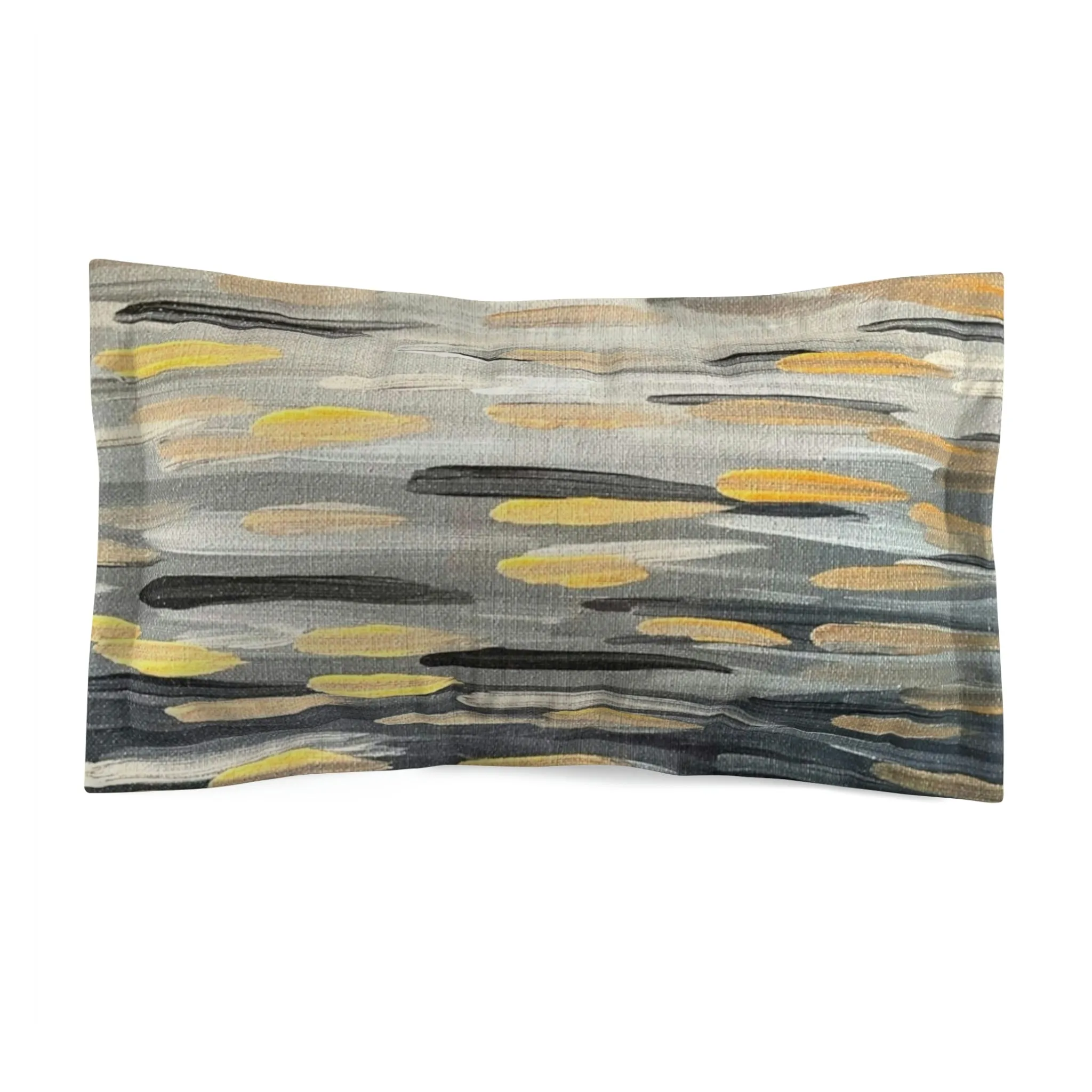 "Zebra Brushstrokes" Microfiber Pillow Sham