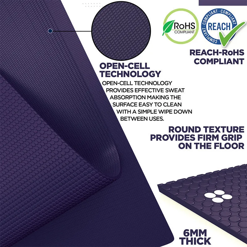 RDX SC Iris 6mm PVC Yoga Mat