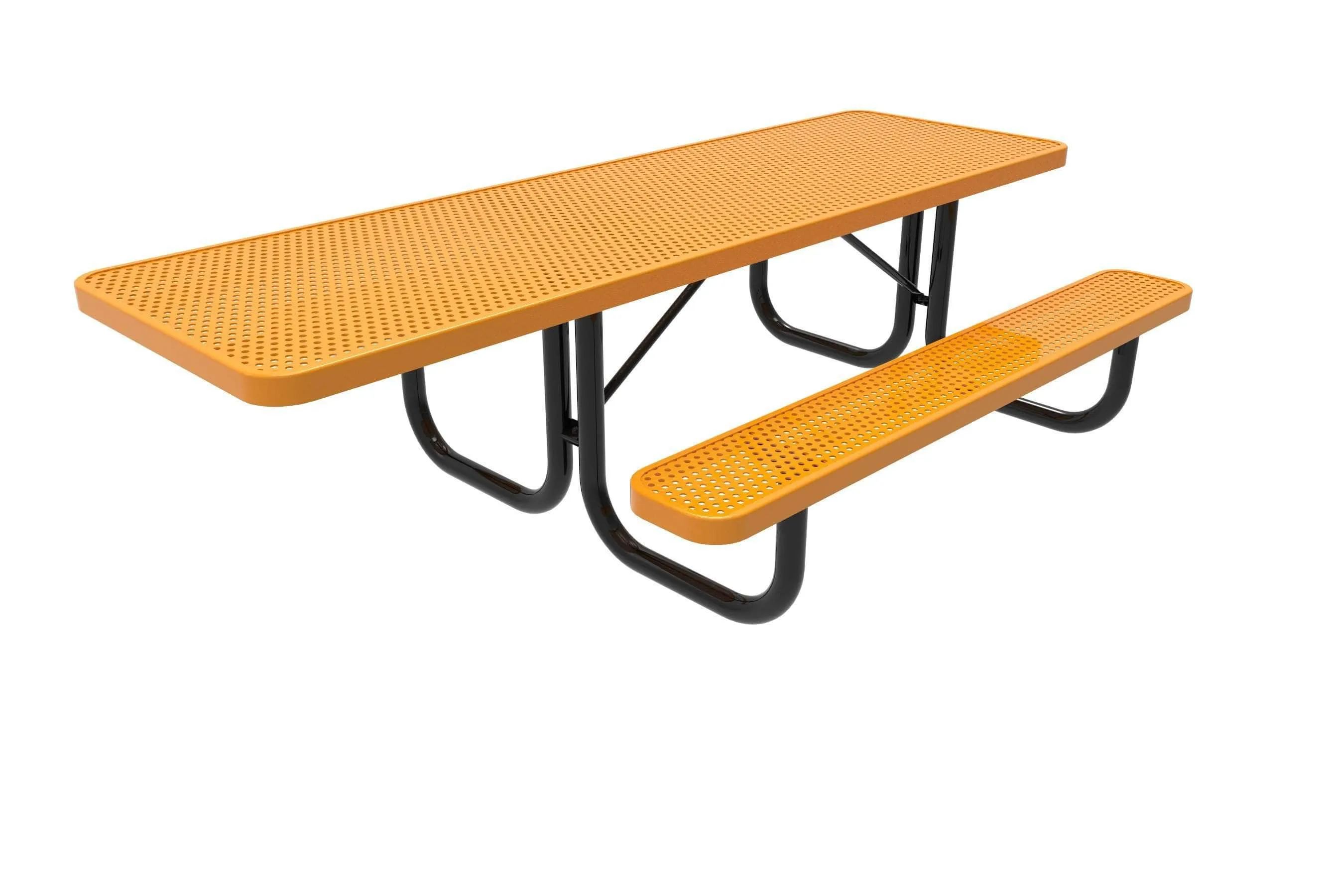 Rectangular Portable Table - Circular Pattern