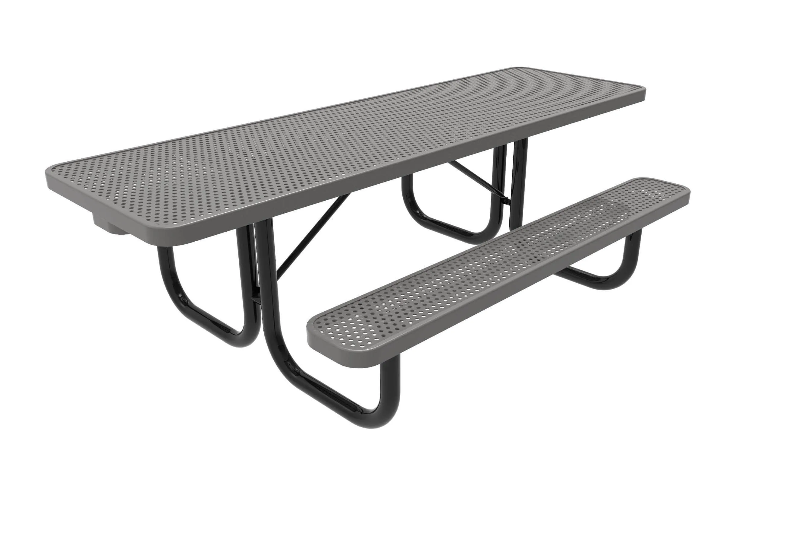 Rectangular Portable Table - Circular Pattern