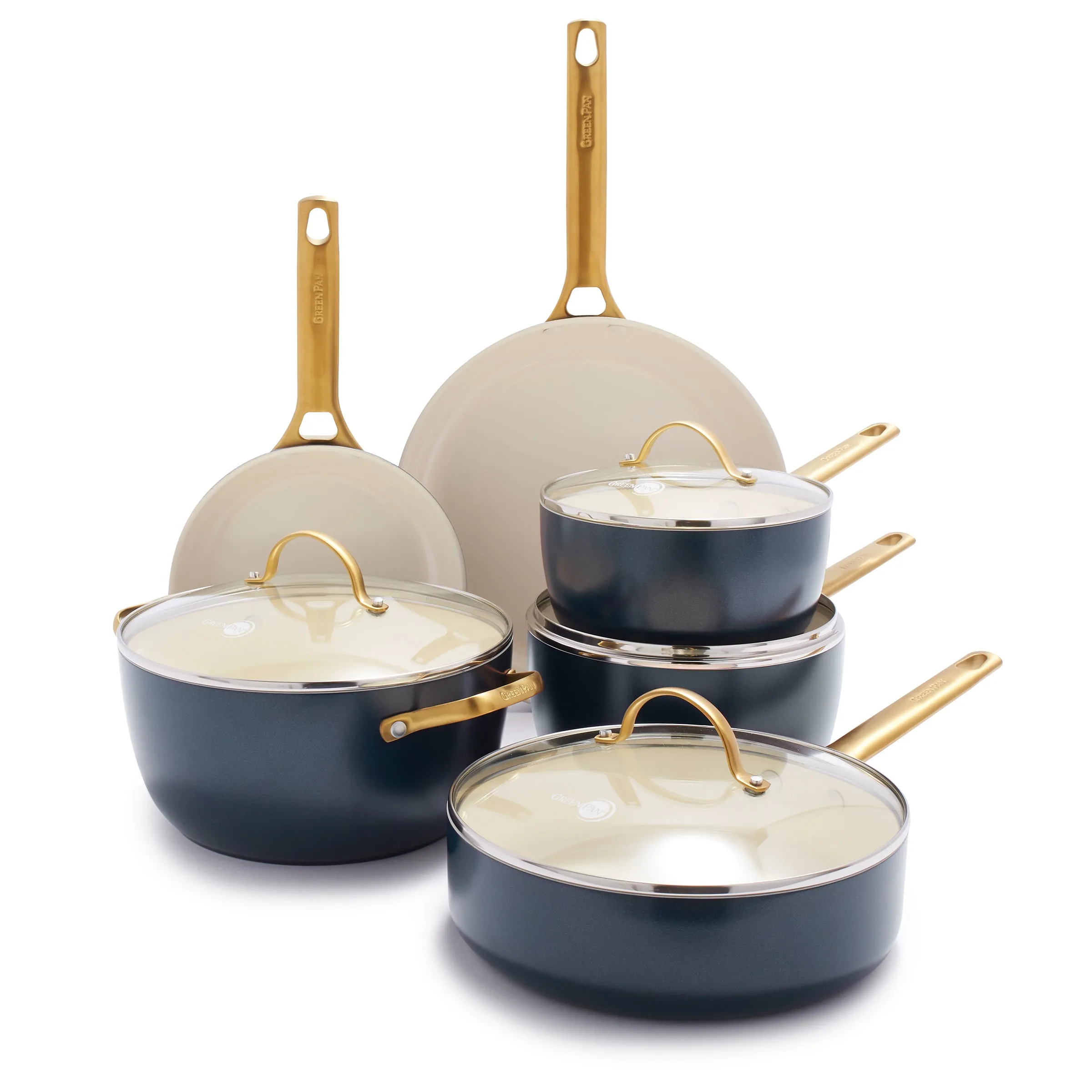 Reserve Colors Nonstick 10-Piece Cookware Set