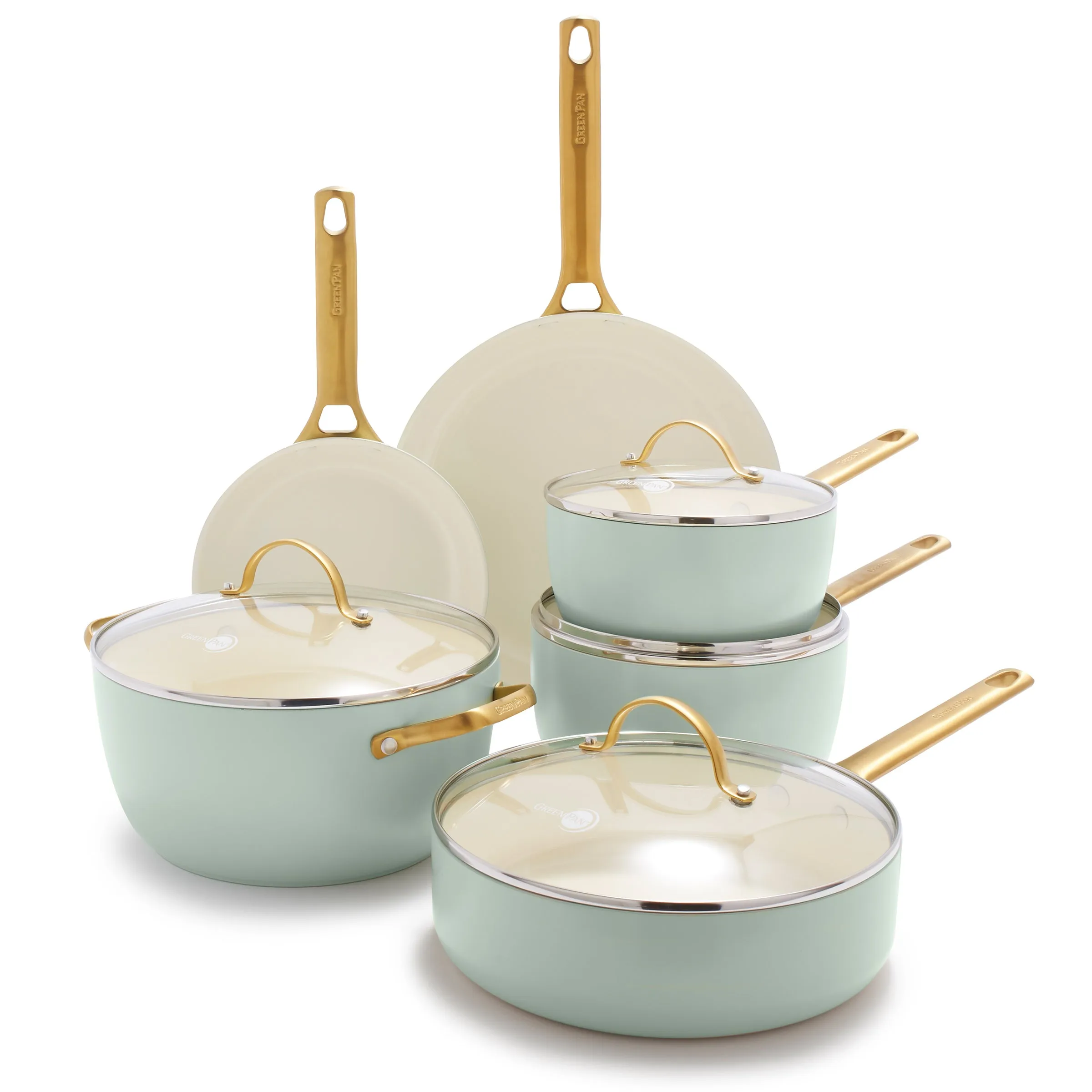 Reserve Colors Nonstick 10-Piece Cookware Set