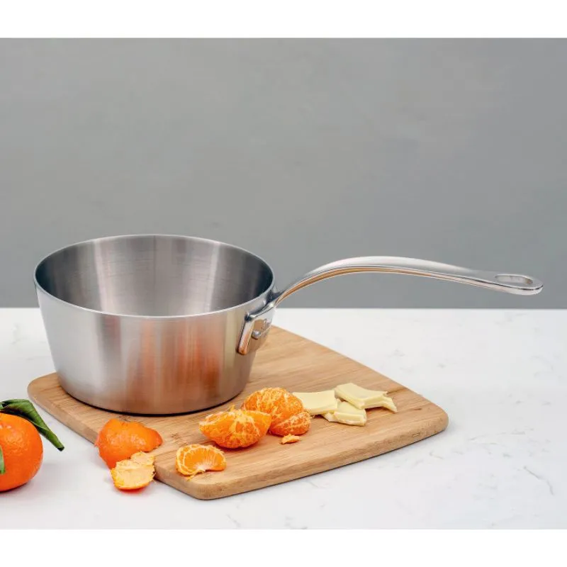 Samuel Groves Classic Stainless Steel Triply Tapered Saucepan