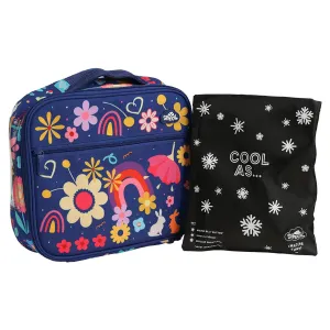 Spencil BIG Cooler Lunch Bag   Chill Pack - Flower Power