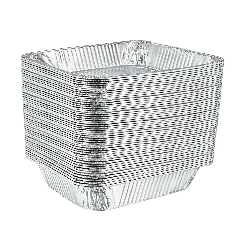 Standard Half Size Foil Steam Table Pans 9X13 [Lid Options Available]