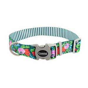 Sublime Adjustable Dog Collar Floral Large