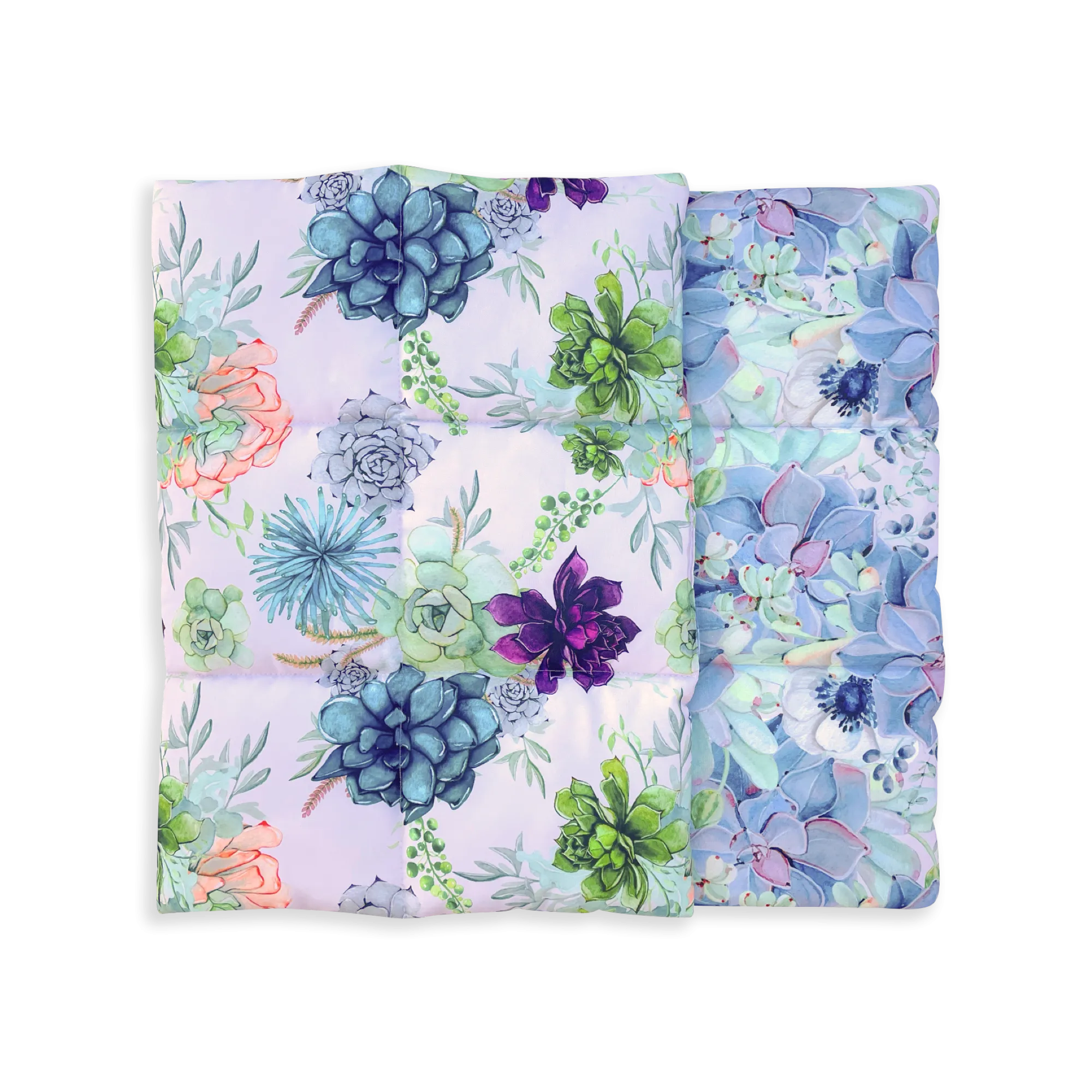 Succulent Medley Pet Travel Mat