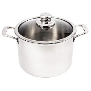 Swiss Diamond Premium Clad Stock Pot w/Lid - 7.9 Qt.