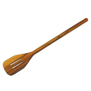 Teak Wood Spatula / Turner - Slotted