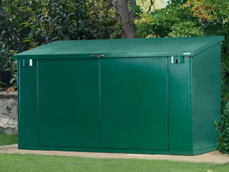 The Access Plus Metal Bike Storage Shed - Store 4 bikes