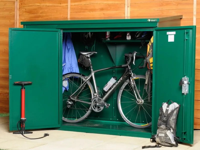 The Addition Metal Bike Shed- 3 Bikes