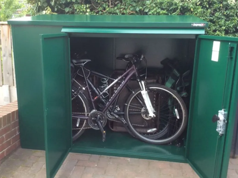 The Addition Metal Bike Shed- 3 Bikes