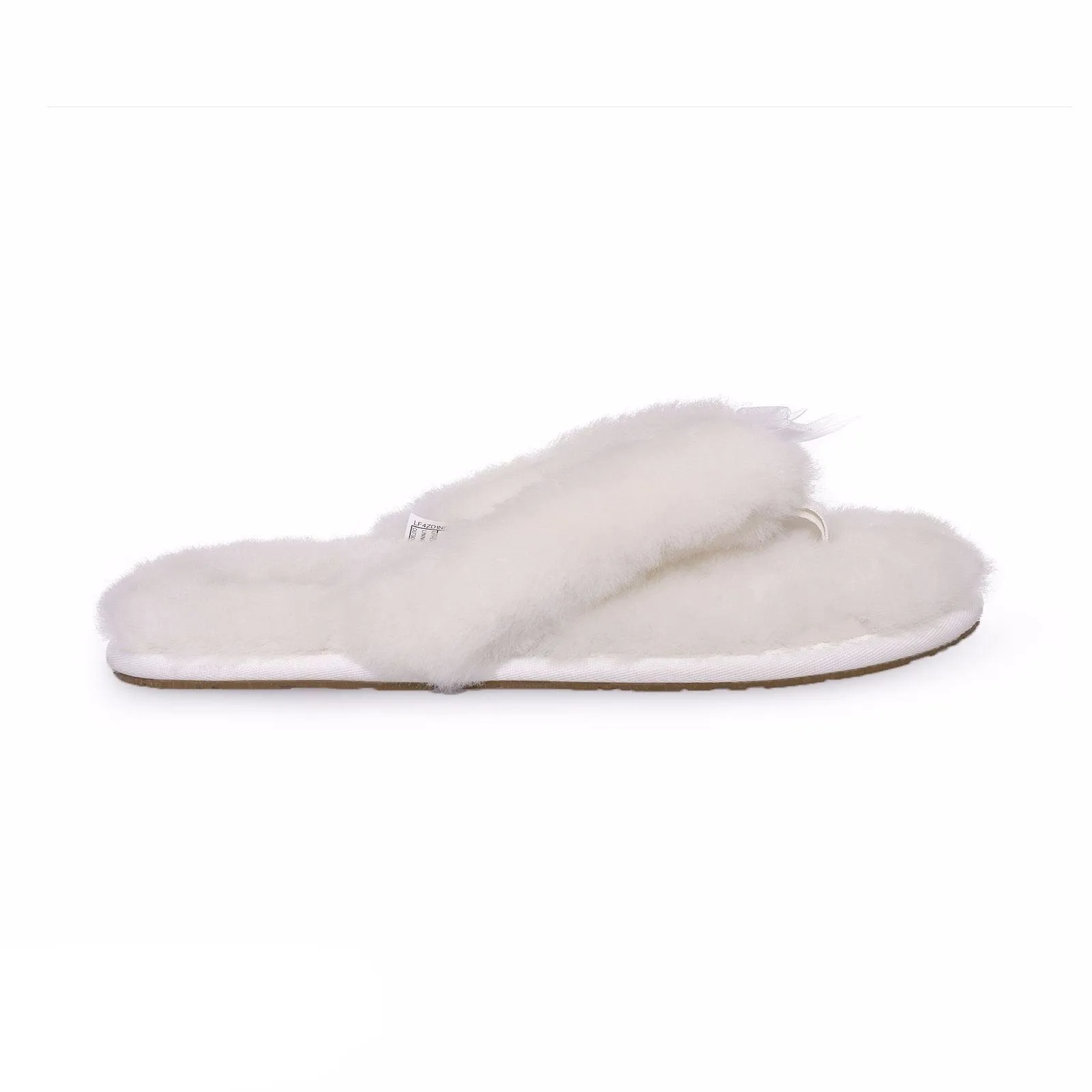 UGG Fluff Flip Flop II White Slippers