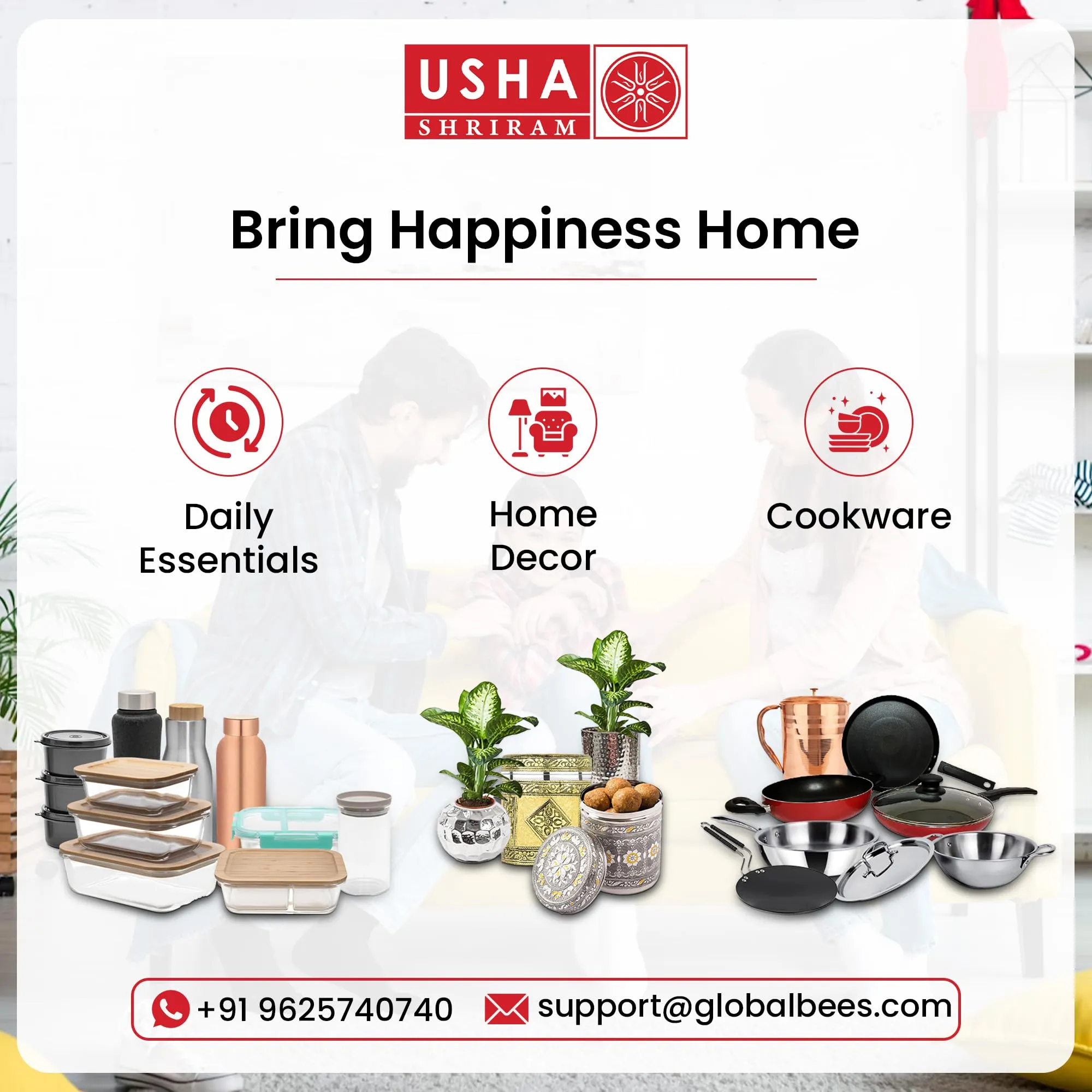 USHA SHRIRAM (25cm Emerald Non Stick Grill Pan (25 cm) | Saute Pan Gas Cookware | Big Grill Pan | Minimal Oil Cooking | Fish Fry Grill Pan | 3 Layer Non Stick Coating | Saute Pan (Green)