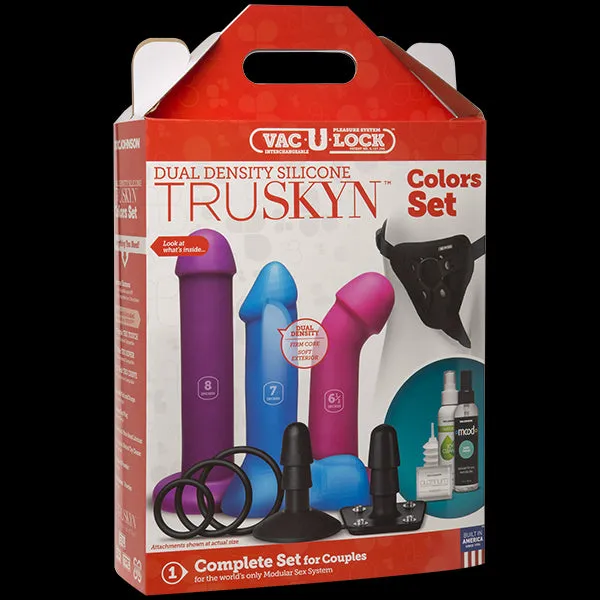 Vac U Lock Truskyn Color Set Dual Density Silicone Pink