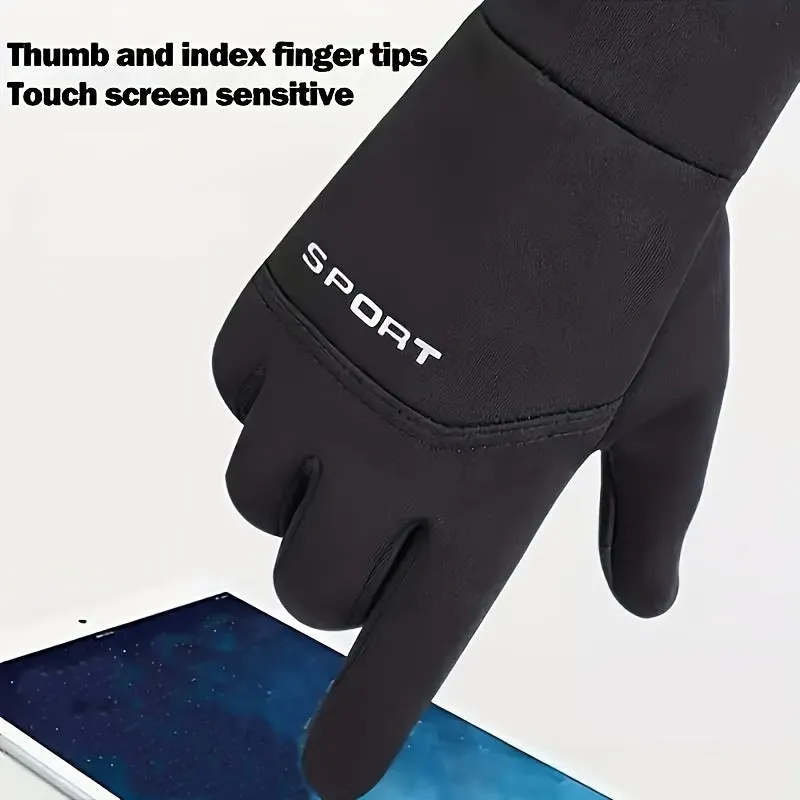 Waterproof Coldproof Gloves with Touch Screen for Riding  Sports