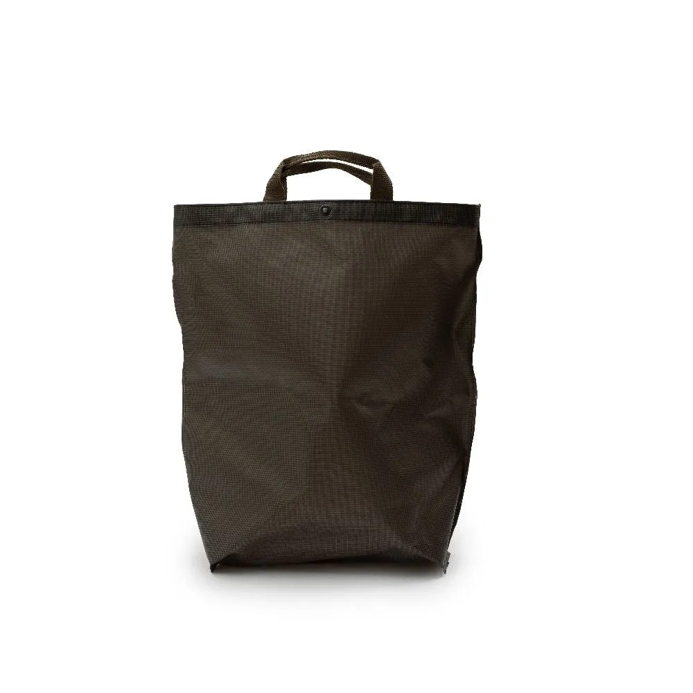 Waxed Canvas Gathering Bag - Dark Khaki