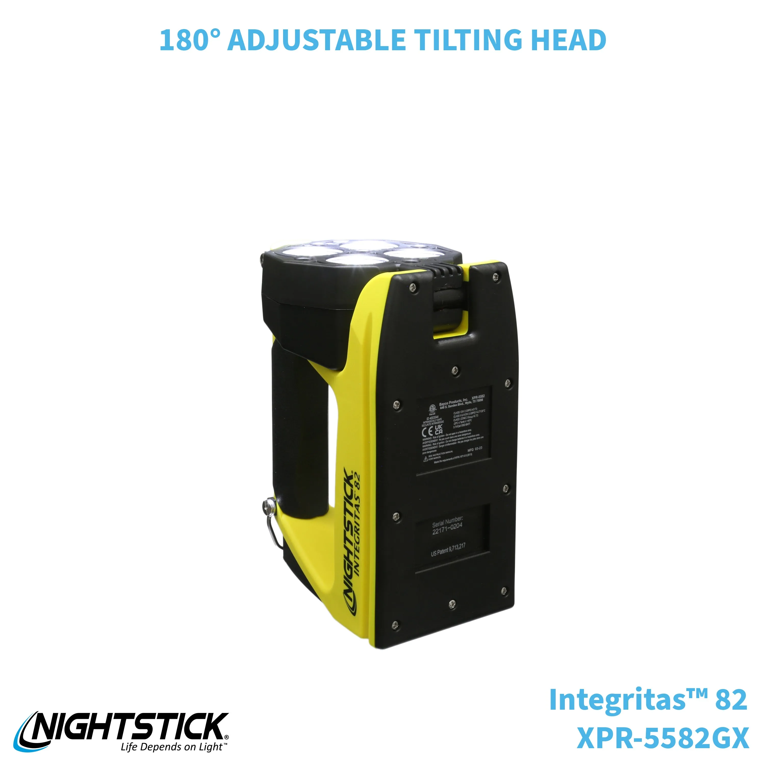 XPR-5582GX: INTEGRITAS™  82 IS Rechargeable Lantern