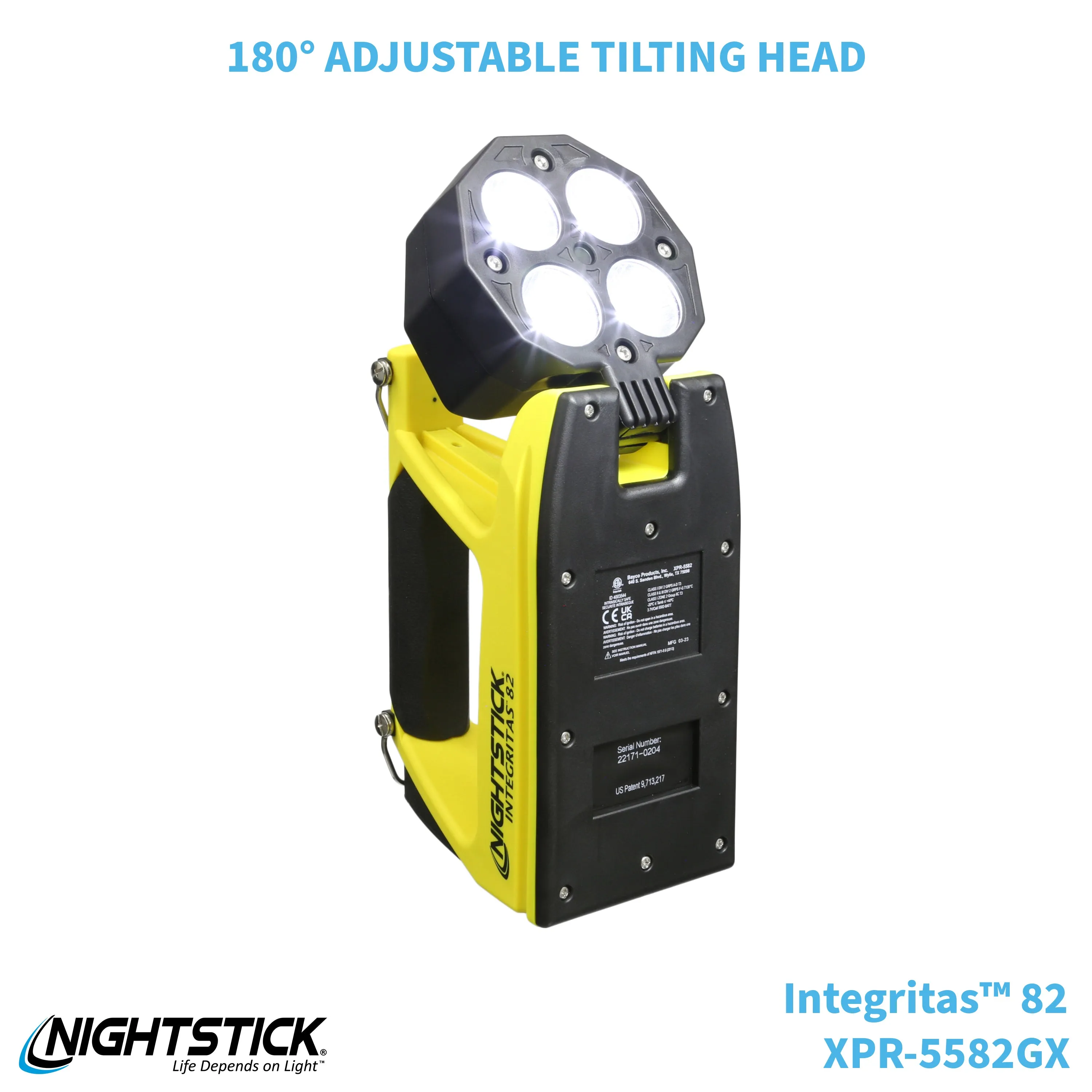 XPR-5582GX: INTEGRITAS™  82 IS Rechargeable Lantern