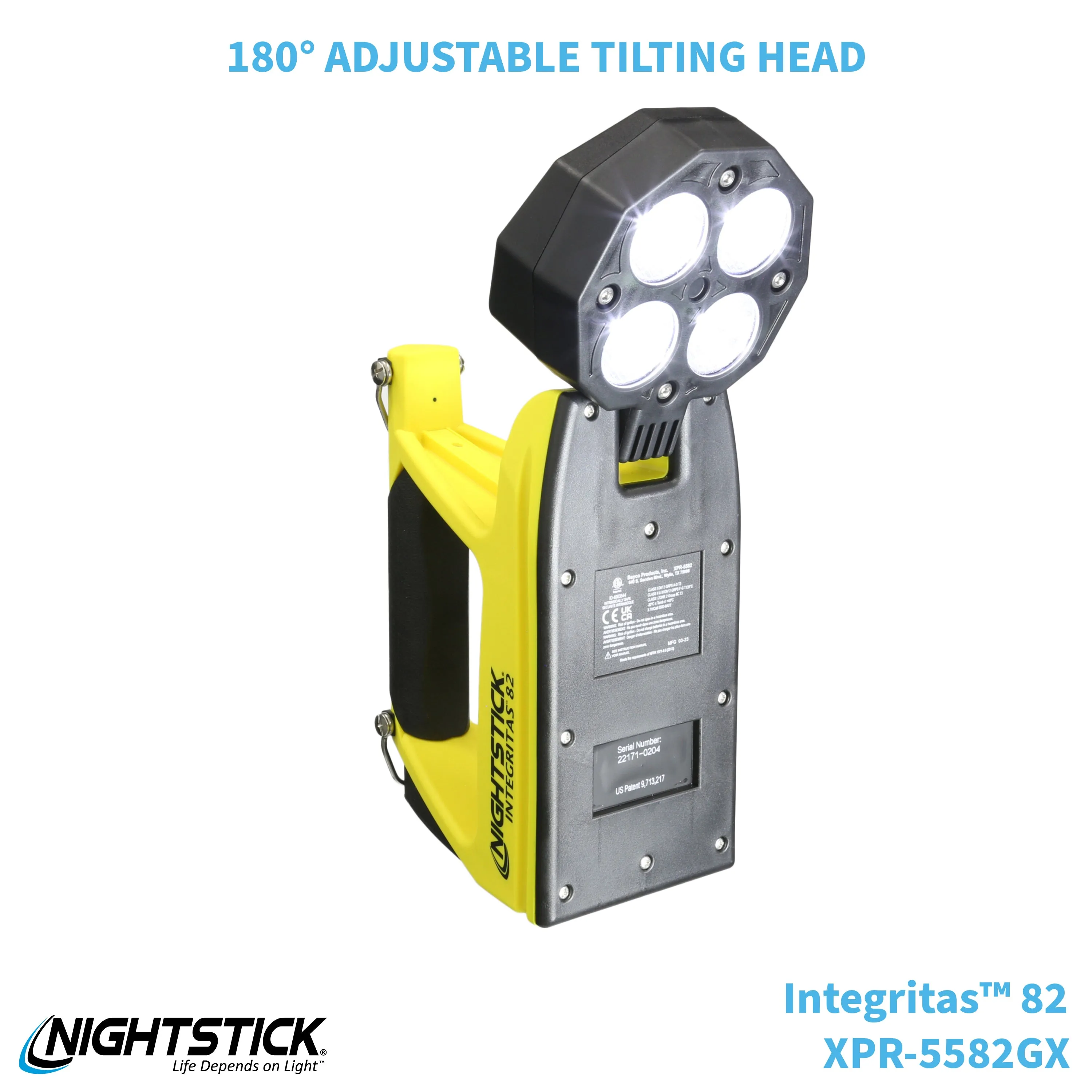 XPR-5582GX: INTEGRITAS™  82 IS Rechargeable Lantern