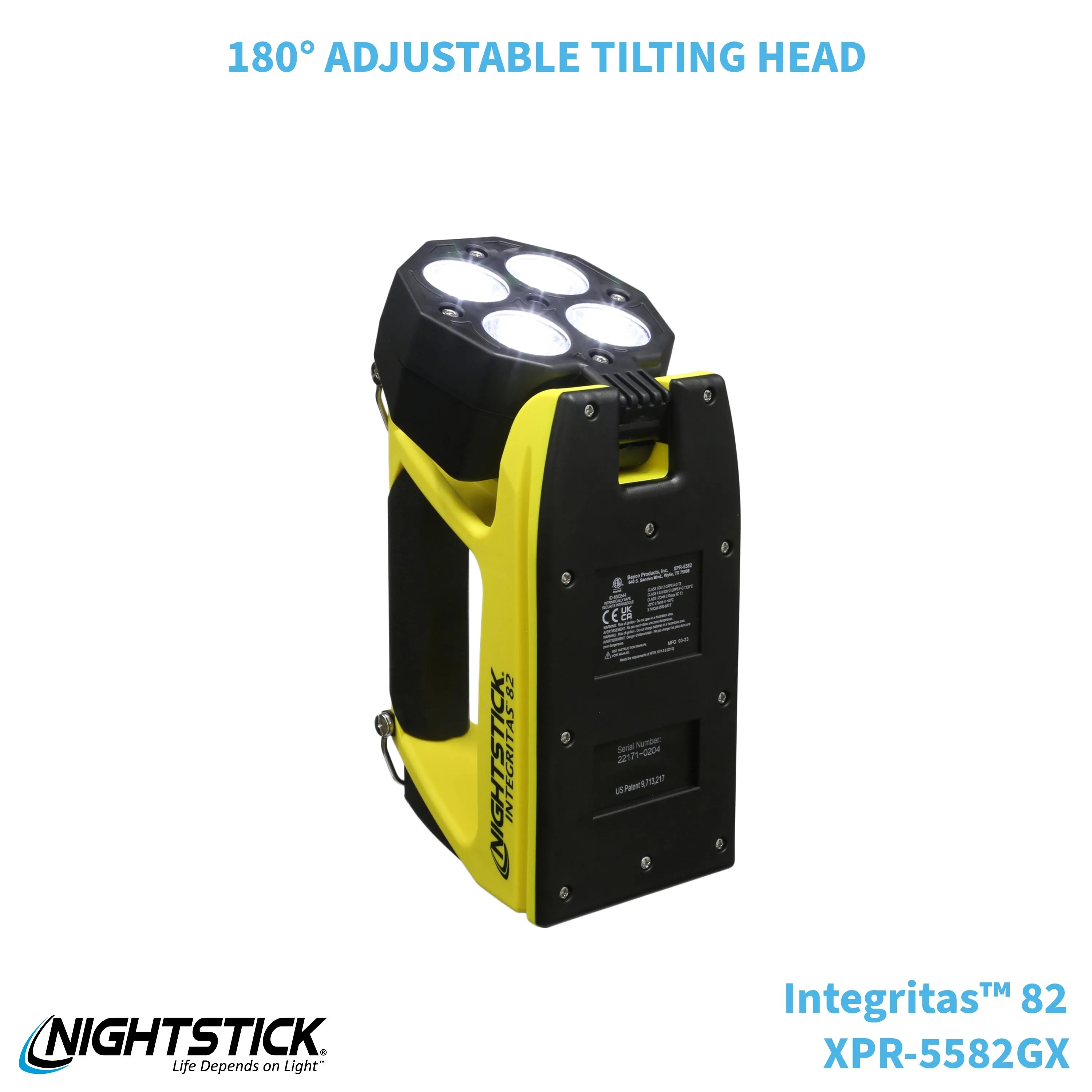 XPR-5582GX: INTEGRITAS™  82 IS Rechargeable Lantern