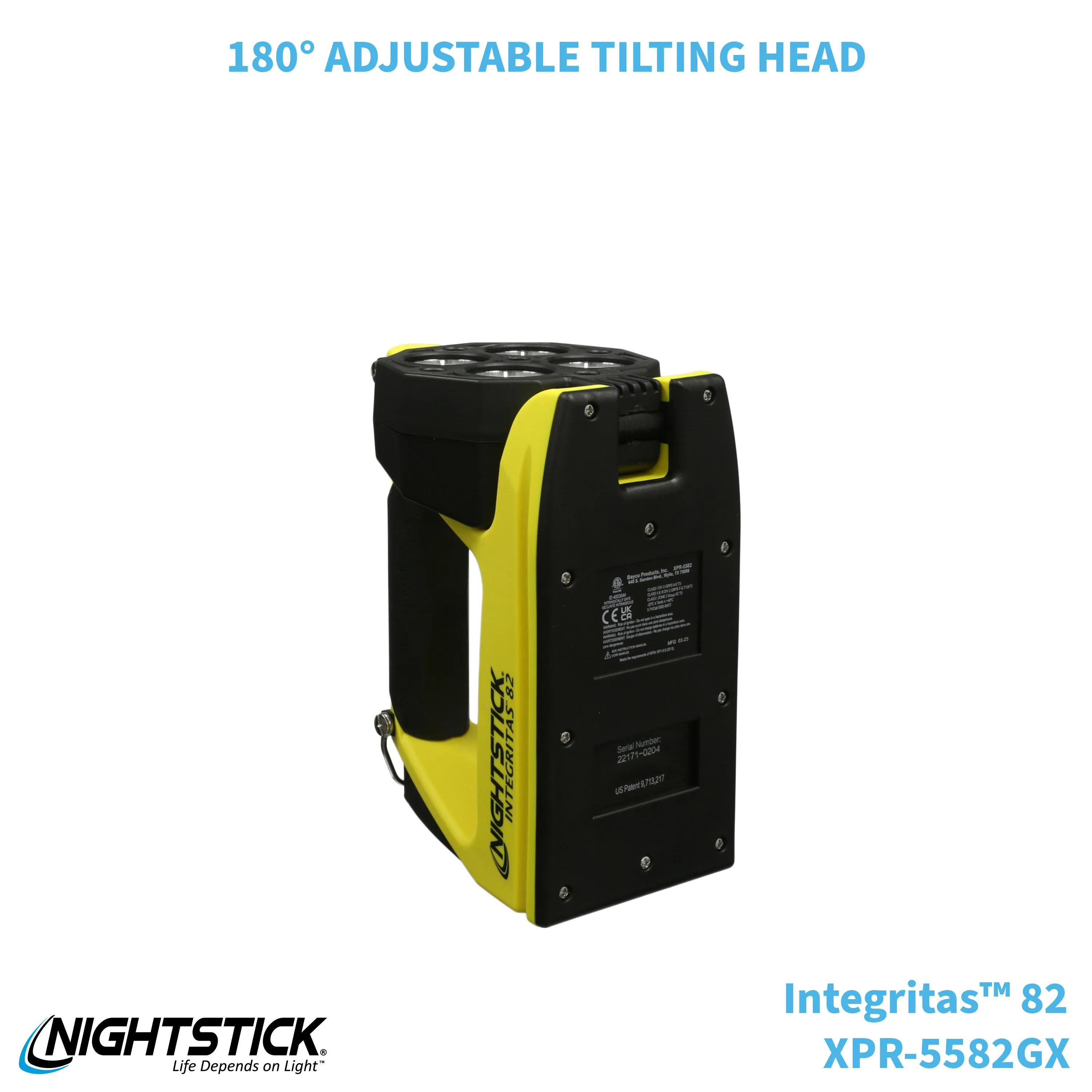 XPR-5582GX: INTEGRITAS™  82 IS Rechargeable Lantern